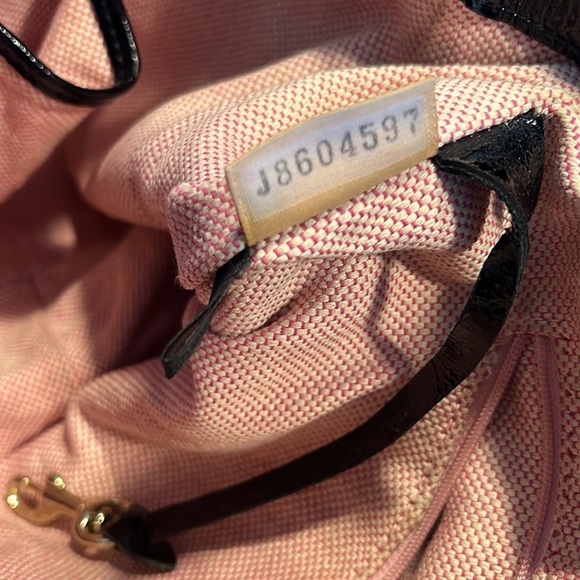 Black Patent Dooney & Bourke Purse - Picture 14 of 16